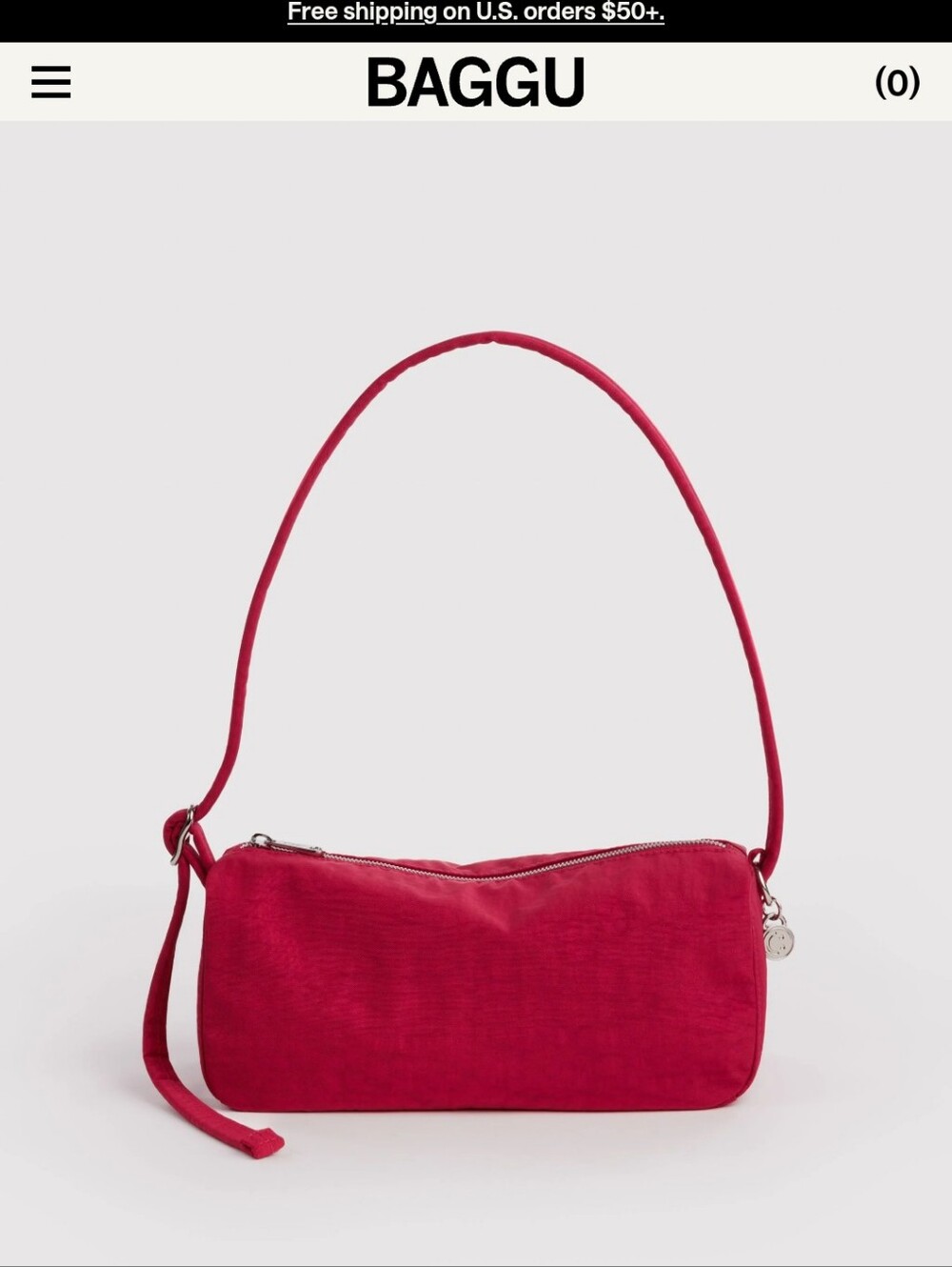 Baggu NWT Loaf Bag in Cherry
